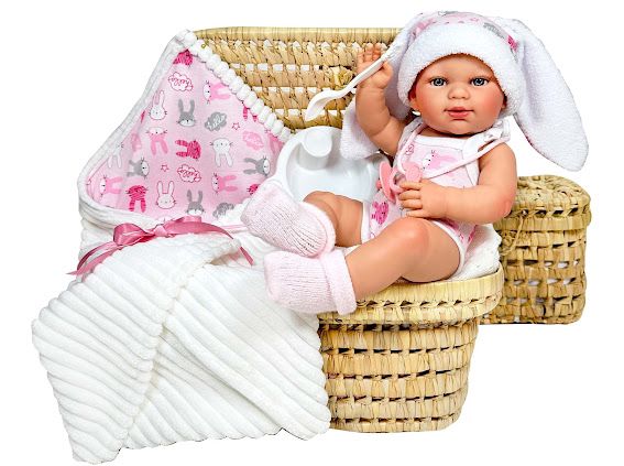 Muñeca española "Baby RN Little Bunny"