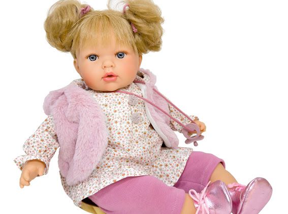 Muñeca española "Tita Muselín Rubia"