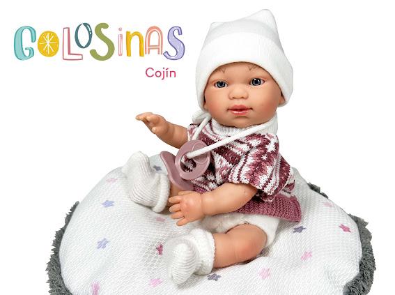 Muñecas españolas "Golosinas Cojín"
