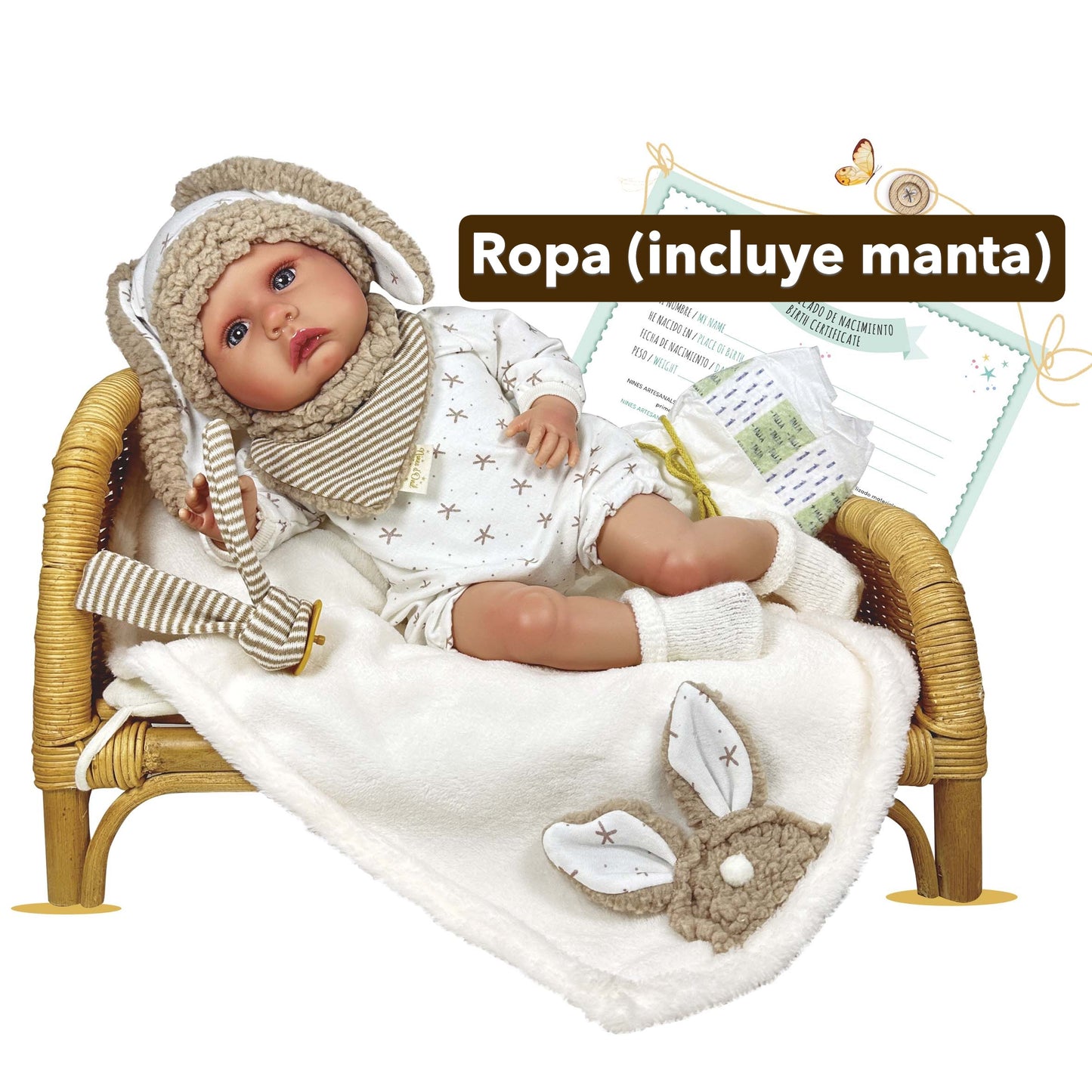 Tenidas para tu muñeca - 40 centímetros