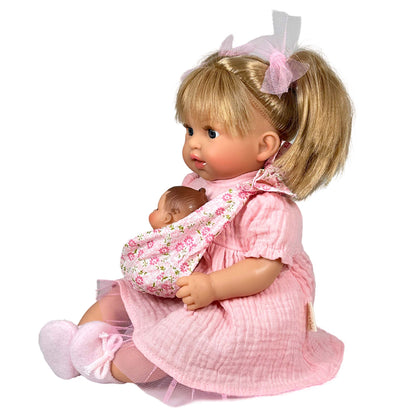Muñeca española "Alex con Bebé Rubia"