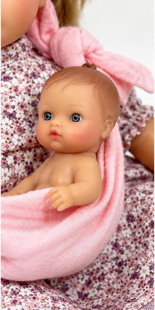 Muñeca española "Alex con Bebé Rubia"