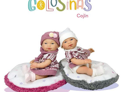 Muñecas españolas "Golosinas Cojín"